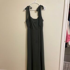 Birdy Grey Bridesmaid Dress - "Alex Convertible Dress" in Olive